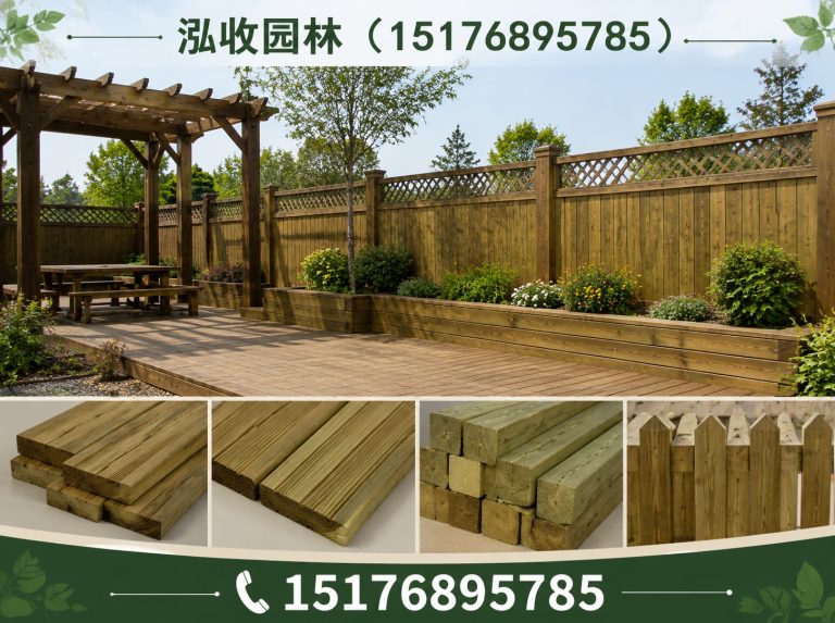 德州京津冀防腐木工程展示图